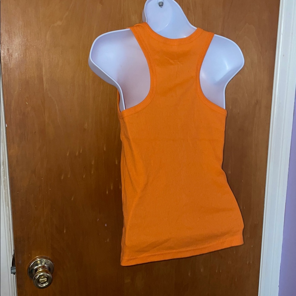Orange Ribbed Tank Top 🧡 - Picture 6 of 9